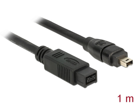 Delock 82588 Cable Firewire 9 Pin Male > 4 Pin Male 1 M