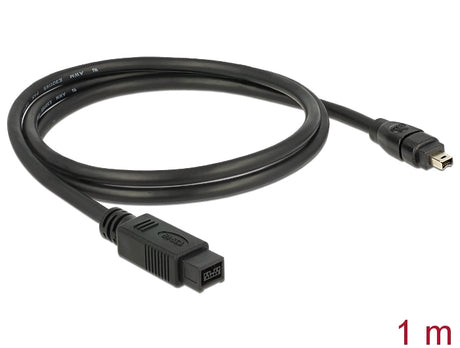 Delock 82588 Cable Firewire 9 Pin Male > 4 Pin Male 1 M