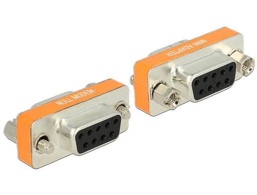 Delock 65570 D-Sub 9 Pin Female > Female Null Modem Gender Changer