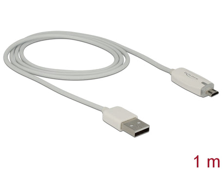 Delock 83604 Data- And Power Cable Usb 2.0-A Male > Micro Usb-B Male