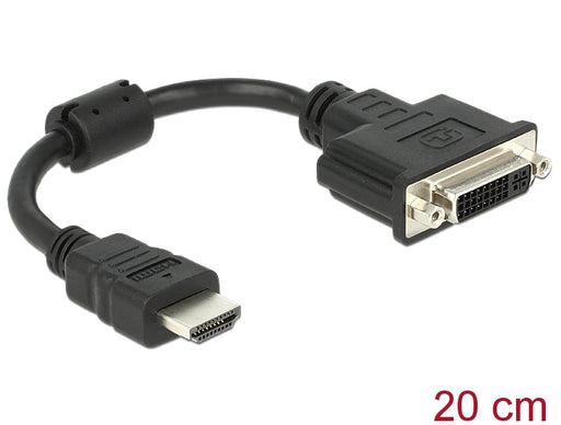 Delock 65327 Adapter Hdmi Male > Dvi 24+5 Female 20 Cm