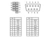 Delock 89900 Cable Rs-232 Serial Pin Header Female To Db9 Male Layout 1:1