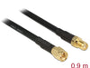 Delock 88930 Antenna Cable Sma Plug > Sma Jack Cfd/Rf200 0.9 M Low Loss