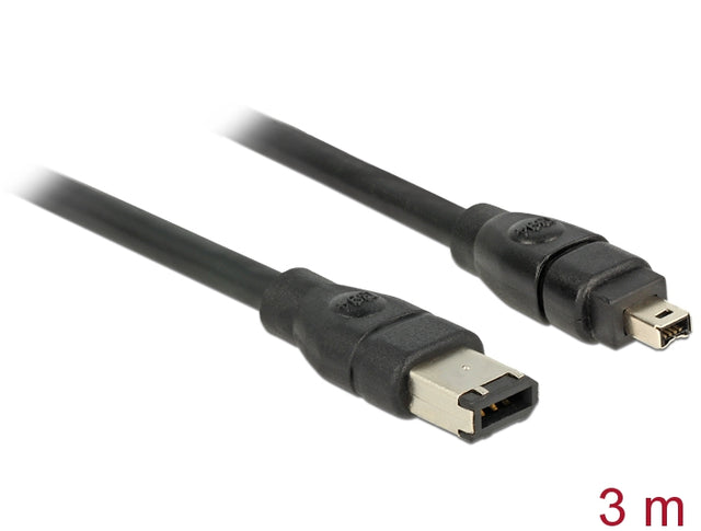 Delock 82578 Cable Firewire 6 Pin Male > 4 Pin Male 3 M