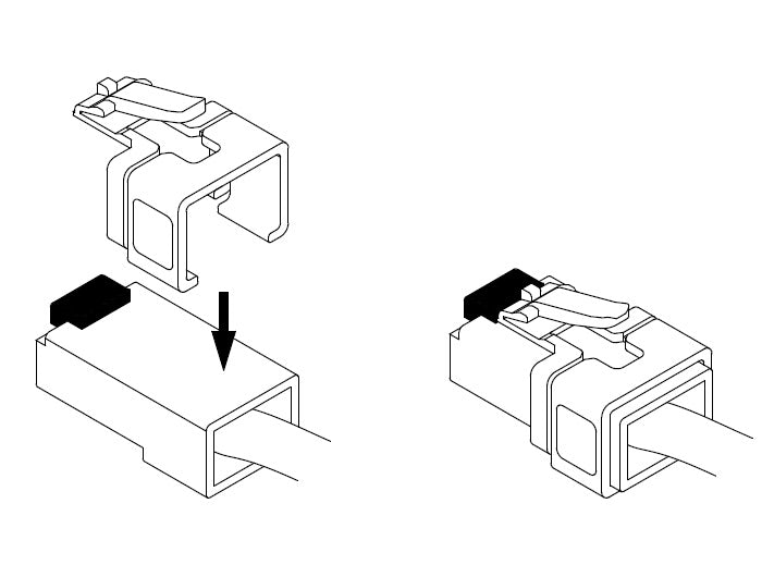 Delock 86420 Rj45 Repair Clip 16 Pieces (2 Pieces Per Color)