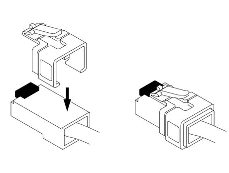 Delock 86420 Rj45 Repair Clip 16 Pieces (2 Pieces Per Color)