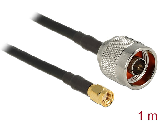 Delock 88938 Antenna Cable N Plug > Rp-Sma Plug Cfd200 1 M Low Loss