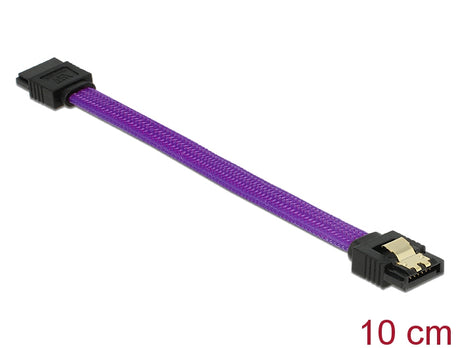 Delock 83688 Sata 6 Gb/S Cable 10 Cm Violet