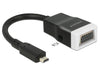 Delock 65589 Adapter Hdmi-Micro D Male > Vga Female With Audio