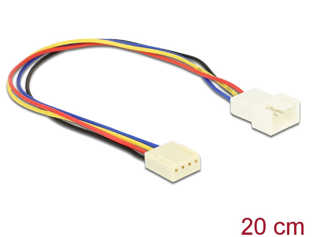 Delock 82429 Extension Cable Pwm Fan Connection 4 Pin 20 Cm