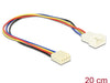 Delock 82429 Extension Cable Pwm Fan Connection 4 Pin 20 Cm