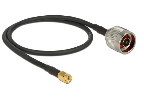 Delock 88937 Antenna Cable N Plug > Rp-Sma Plug Cfd200 0.5 M Low Loss