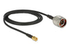 Delock 88938 Antenna Cable N Plug > Rp-Sma Plug Cfd200 1 M Low Loss