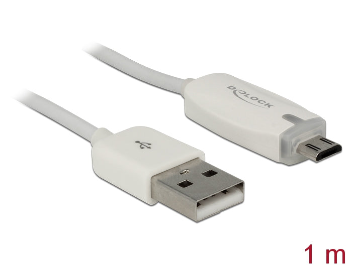 Delock 83604 Data- And Power Cable Usb 2.0-A Male > Micro Usb-B Male