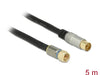 Delock 88962 Antenna Cable F Plug > Iec Jack Rg-6/U Quad Shield 5 M