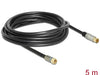 Delock 88962 Antenna Cable F Plug > Iec Jack Rg-6/U Quad Shield 5 M