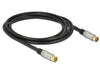 Delock 88946 Antenna Cable Iec Plug > Iec Jack Rg-6/U Quad Shield 2 M