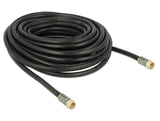 Delock 88950 Antenna Cable F Plug > F Plug Rg-6/U Quad Shield 10 M