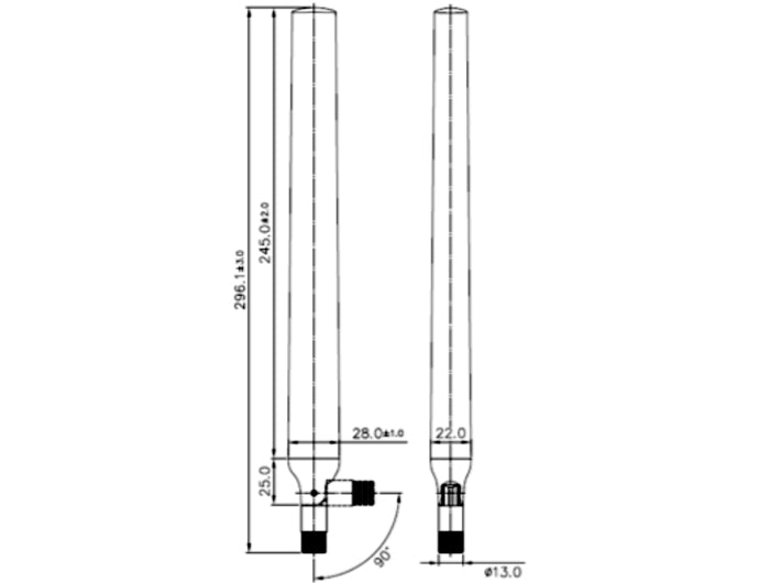 Delock 88436 Lte Antenna Sma Plug 0.1 - 4.5 Dbi Omnidirectional