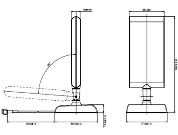 Delock 88992 Lte Antenna Sma Plug 2 - 4 Dbi Omnidirectional