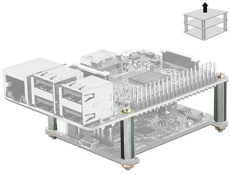 Delock 18211 Mounting Kit Für Raspberry Pi