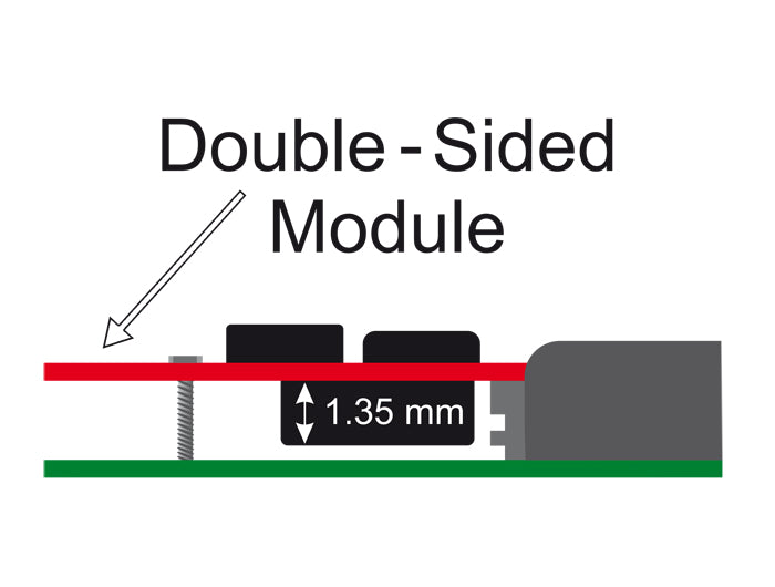 Delock 62592 Adapter Msata > M.2 Key B Slot