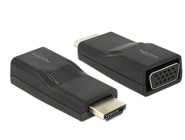 Delock 65655 Adapter Hdmi Male > Vga Female Black