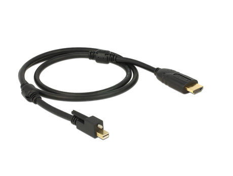 Delock 83730 Cable Mini Displayport 1.2 Male With Screw > Hdmi Male 4K Active