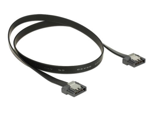 Delock 83841 Sata 6 Gb/S Cable 50 Cm Black Flexi