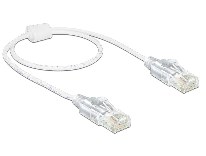 Delock 83780 Cable Rj45 Cat.6 Utp Slim 0.5 M