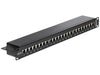 Delock 43298 19″ Patch Panel 24 Port Cat.6 Black