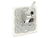 Delock 86219 Keystone Wall Outlet 2 Port Compact