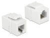 Delock 86380 Keystone Module Rj12 Female > Rj12 Female Cat.3 White