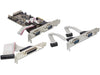 Delock 89177 Pci Express X1 Card To 4 X Serial, 1 X Parallel