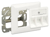 Delock 86194 Keystone Wall Outlet 3 Port Compact