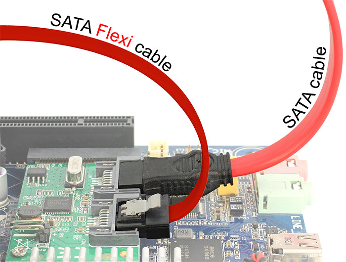 Delock 83832 Sata 6 Gb/S Cable 10 Cm Red Flexi