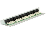 Delock 43030 19″ Patch Panel 50 Port Cat.3 Isdn Grey