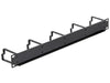 Delock 42496 19″ Cable Management Panel Black