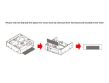 Delock 18000 5.25″ Installation Frame For 1 X 3.5″ + 2 X 2.5″ Hard Drives