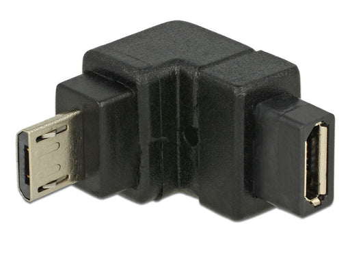 Delock 65668 Adapter Usb 2.0 Micro-B Male > Usb 2.0 Micro-B Female Angled Down