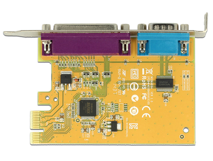 Delock 89446 Pci Express X1 Card To 1 X Serial + 1 X Parallel