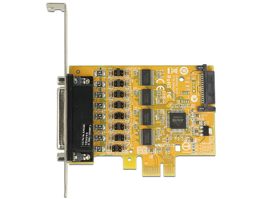 Delock 89447 Pci Express X1 Card To 4 X Serial With Voltage Supply