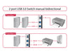 Delock 87667 Switch Usb 3.0 2 Port Manual Bidirectional