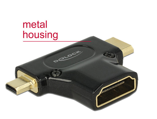 Delock 65666 Adapter High Speed Hdmi With Ethernet – Hdmi-A Female