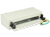 Delock 43336 Keystone Desktop Patch Panel 8 Port Grey