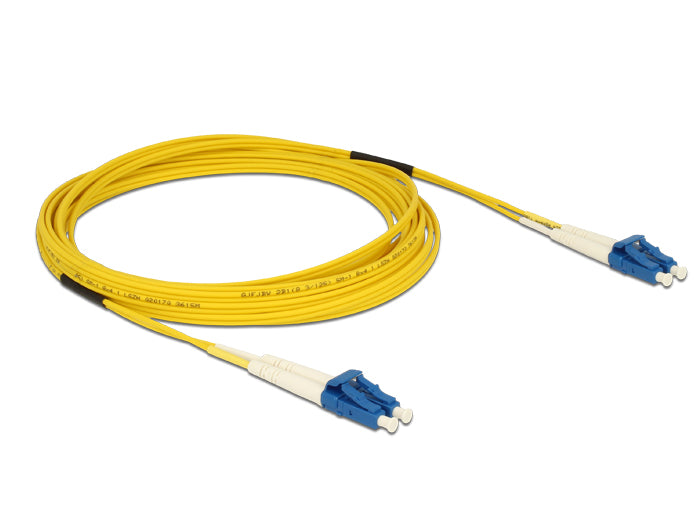 Delock 84608 Cable Optical Fibre Lc > Lc Singlemode Os2 5 M