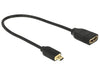 Delock 65687 Cable High Speed Hdmi With Ethernet – Hdmi Micro-D Male