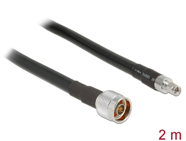 Delock 13020 Antenna Cable N Plug > Rp-Sma Plug Cfd400 Llc400 2 M Low Loss