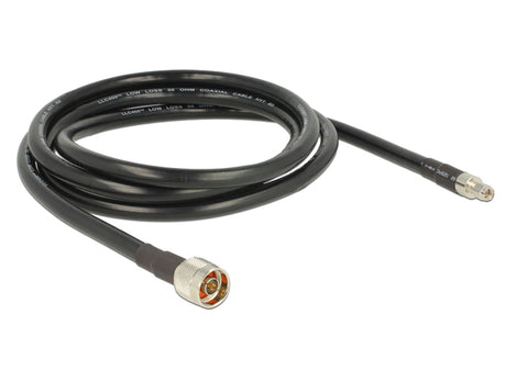 Delock 13020 Antenna Cable N Plug > Rp-Sma Plug Cfd400 Llc400 2 M Low Loss