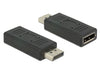 Delock 65691 Adapter Displayport 1.2 Male > Displayport Female Port Saver